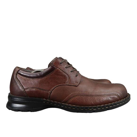 Dockers Shoes Mens 10 Derby Oxford Casual Classic Leather Comfort Dressy Brown main image 11